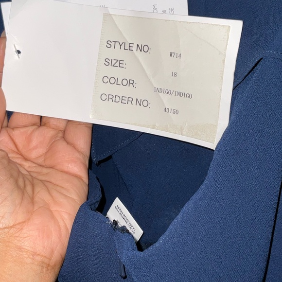 HAYLEY PAIGE OCCASIONS - W714 (INDIGO 18) NWT wedding guest bridesmaid - Picture 14 of 14